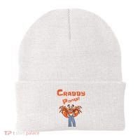 Funny Meme Crabby Pants With Crab Beanie thumb 0