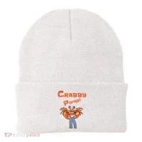 Funny Meme Crabby Pants With Crab Beanie thumb 0