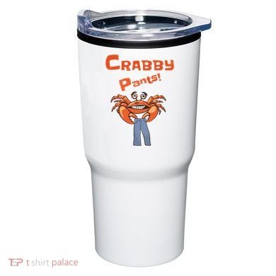 Funny Meme Crabby Pants With Crab Tumbler