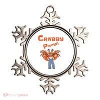 Funny Meme Crabby Pants With Crab Ornament thumb 0