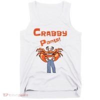 Funny Meme Crabby Pants With Crab Tank Top thumb 0