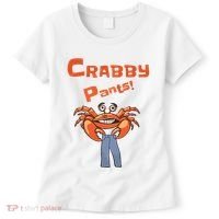 Funny Meme Crabby Pants With Crab Women's T-Shirt thumb 0