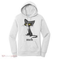 Funny Meh Cat Gift For Cat Lovers Women's Hoodie thumb 0