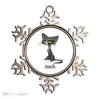 Funny Meh Cat Gift For Cat Lovers Ornament thumb 0