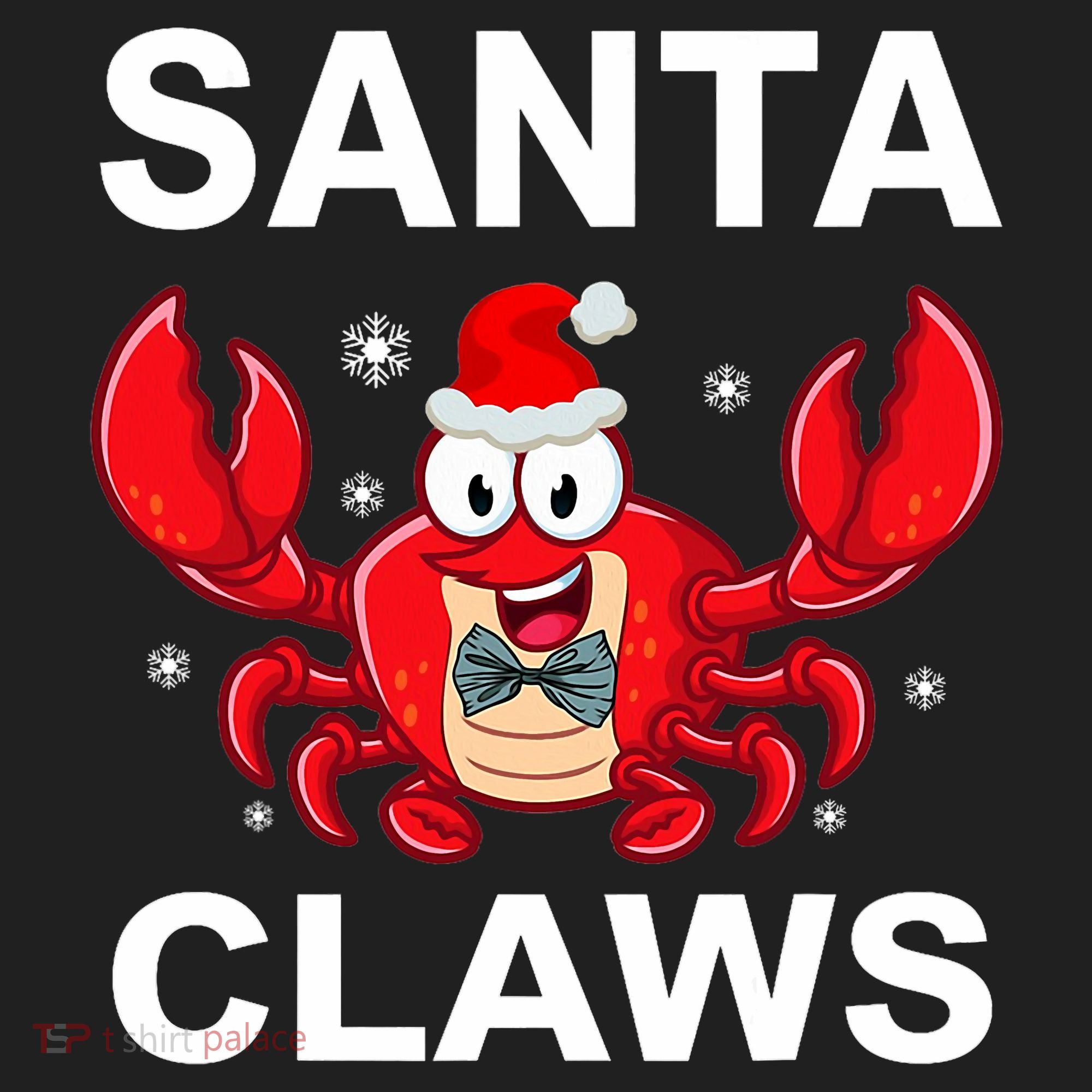 Funny Merry Christmas Santa Claw Crab Crustacean Claus Xmas Beanie