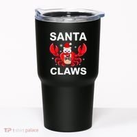 Funny Merry Christmas Santa Claw Crab Crustacean Claus Xmas Tumbler thumb 0