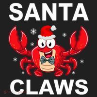 Funny Merry Christmas Santa Claw Crab Crustacean Claus Xmas Tumbler thumb 3