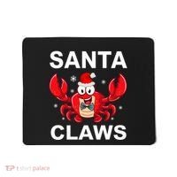 Funny Merry Christmas Santa Claw Crab Crustacean Claus Xmas Mousepad thumb 0