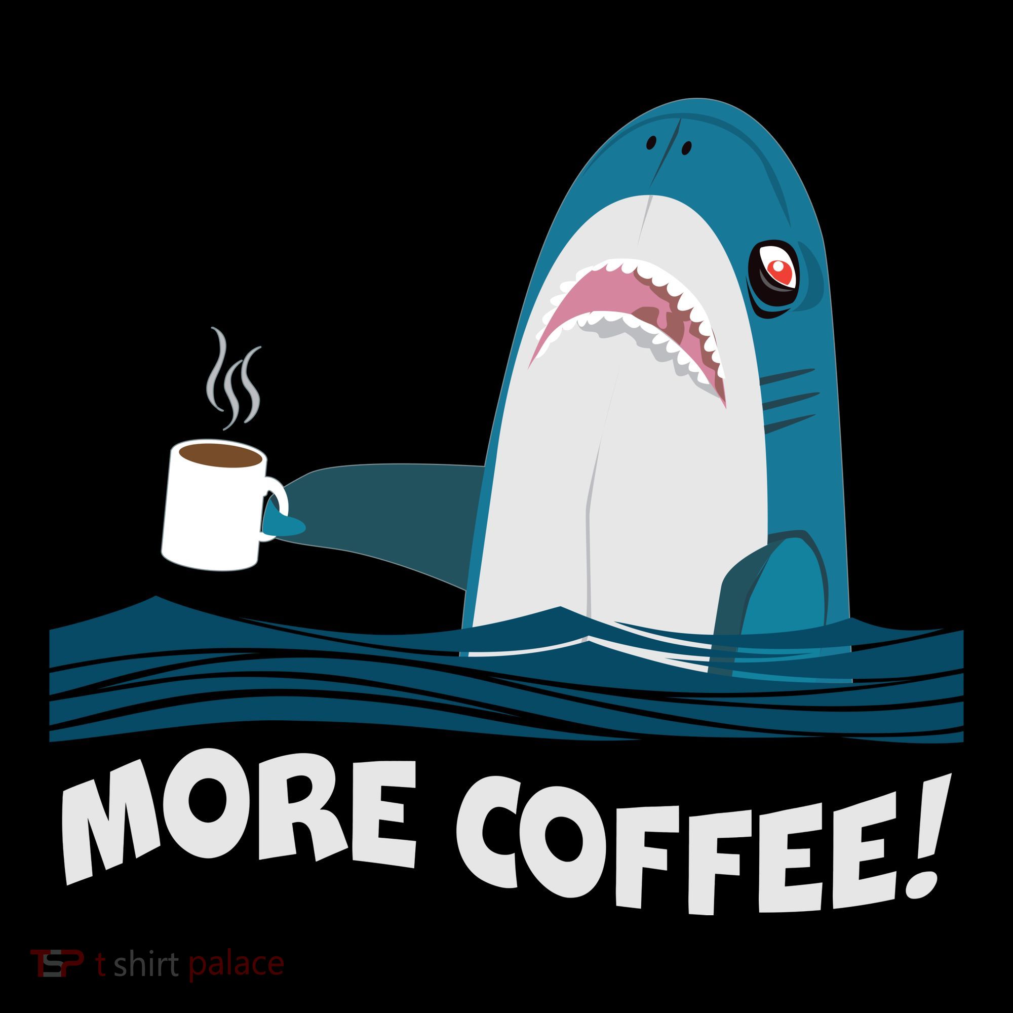 Funny More Coffee Shark Apron