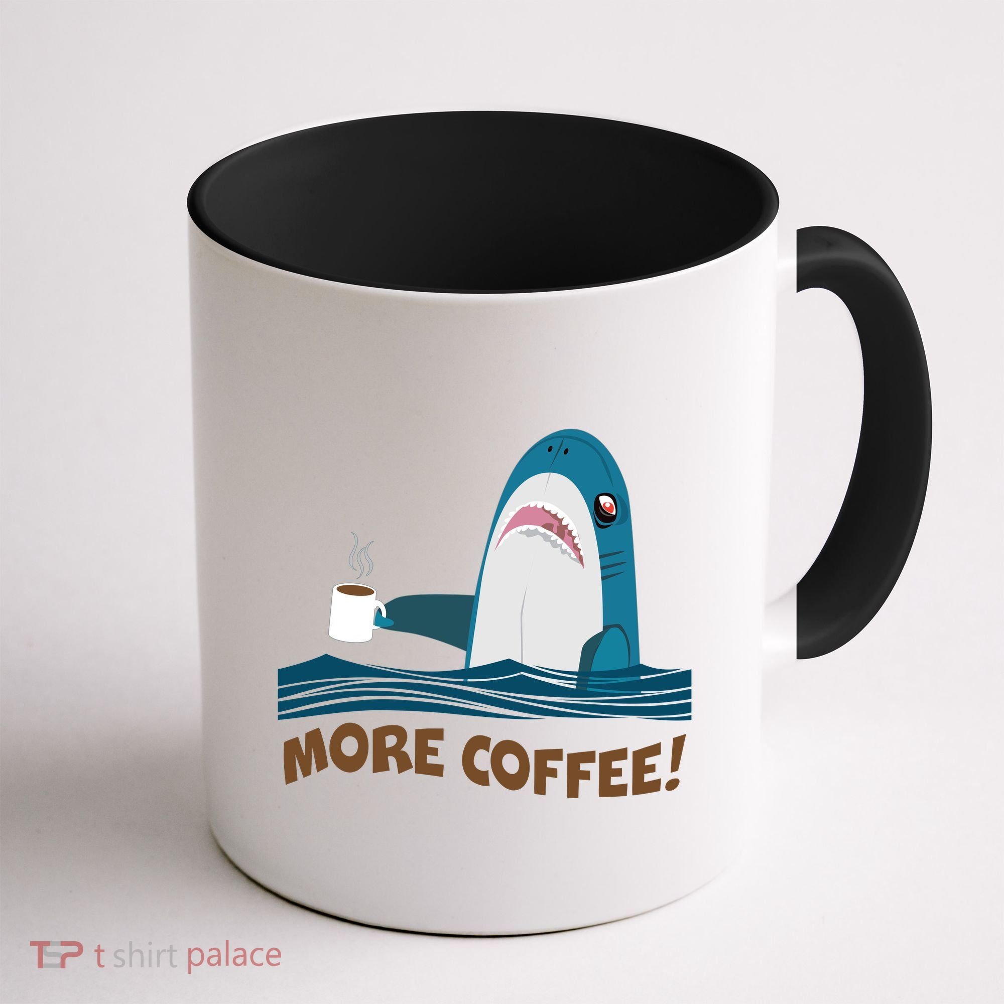 Funny More Coffee Shark Coffee Mug