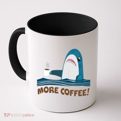 Funny More Coffee Shark Coffee Mug