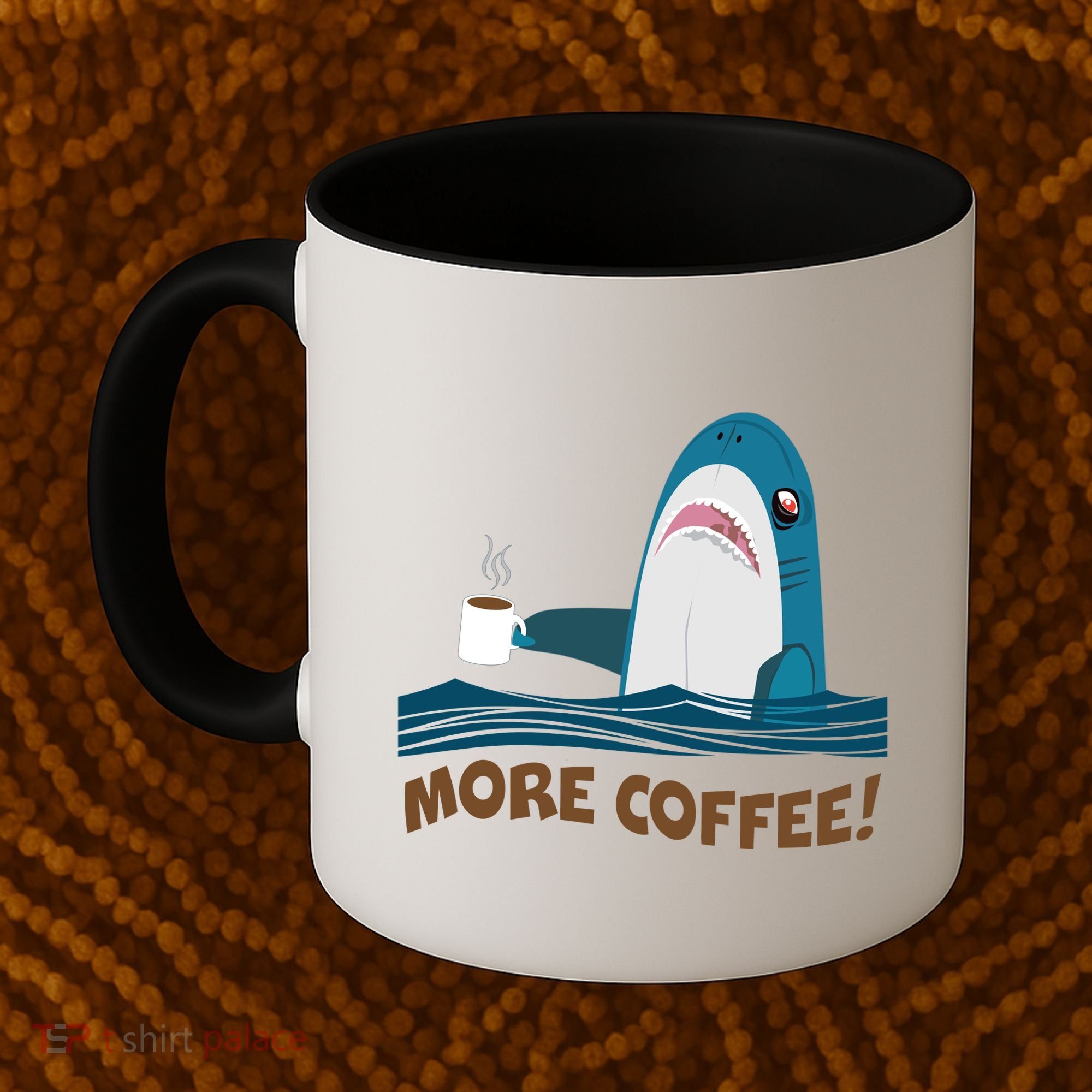 Funny More Coffee Shark Coffee Mug