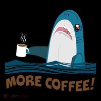 Funny More Coffee Shark Coffee Mug thumb 5