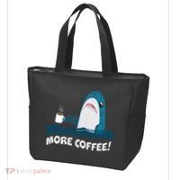 Funny More Coffee Shark Tote Bag thumb 3