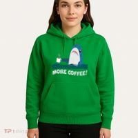 Funny More Coffee Shark Hoodie thumb 5