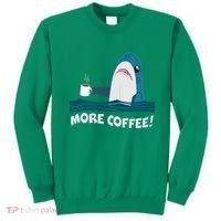 Funny More Coffee Shark Sweatshirt thumb 0