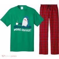 Funny More Coffee Shark Pajama Set thumb 0