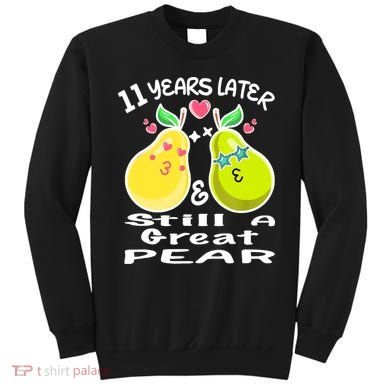 Funny Matching Couple 11th Year Wedding Anniversary Sweatshirt
