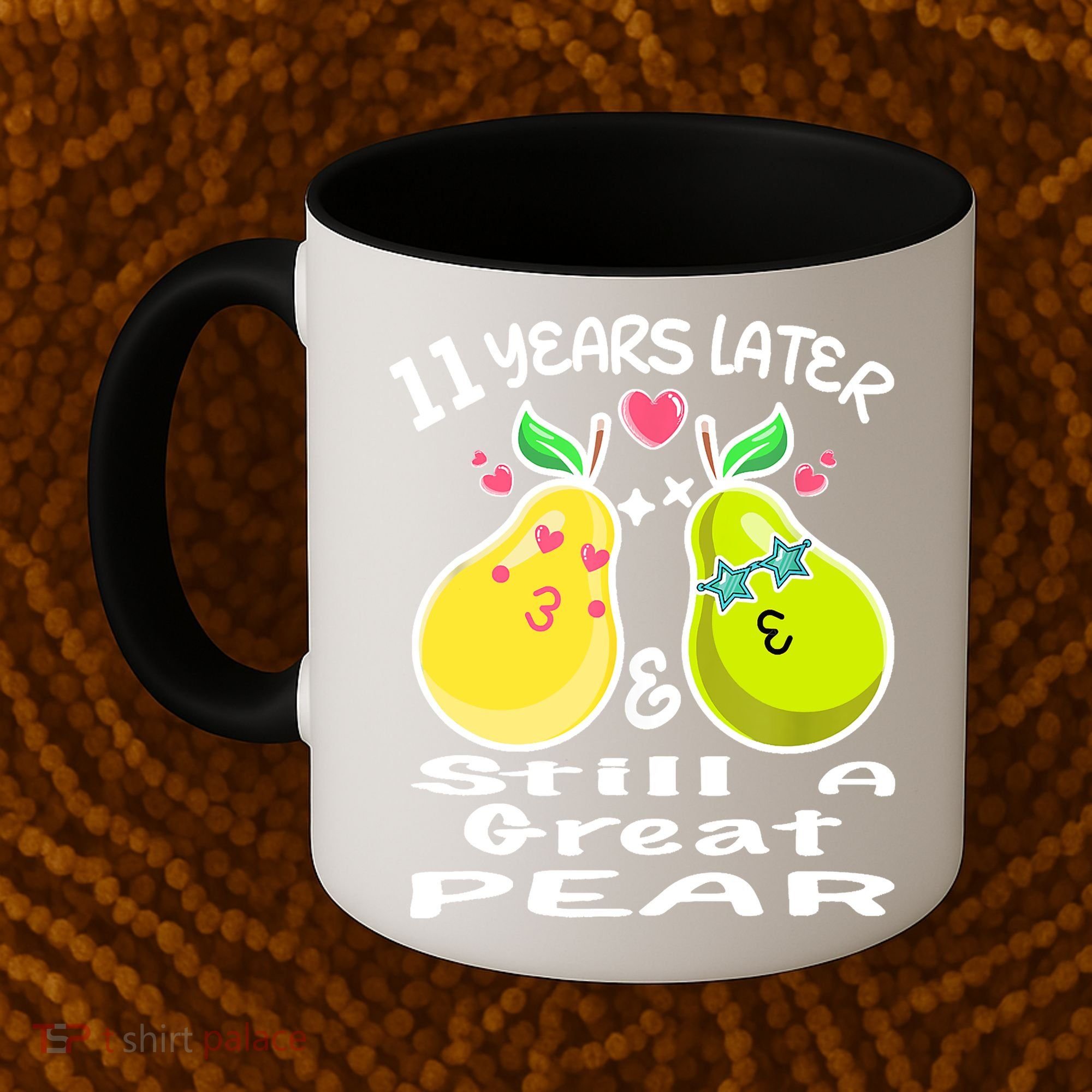 Funny Matching Couple 11th Year Wedding Anniversary Coffee Mug