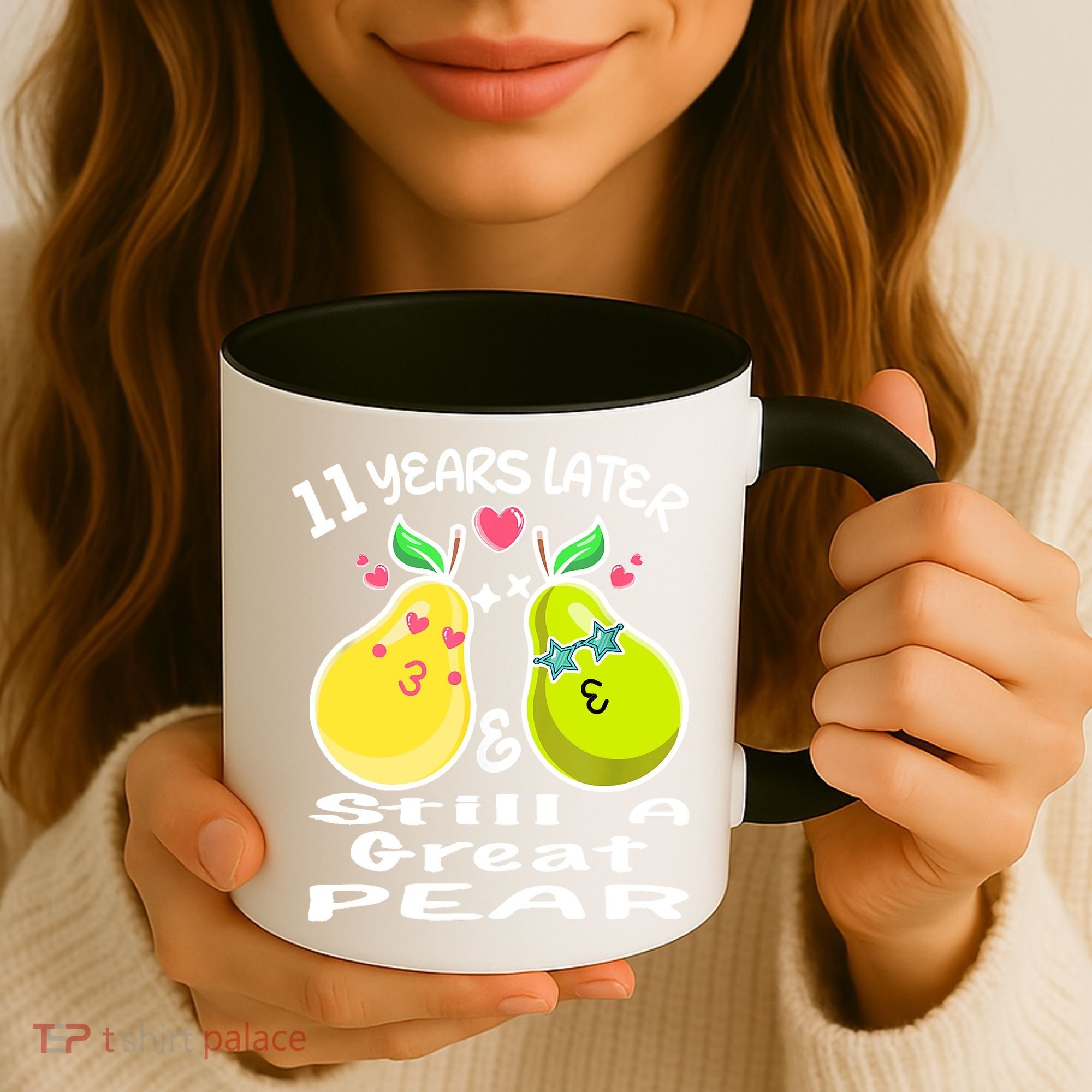 Funny Matching Couple 11th Year Wedding Anniversary Coffee Mug