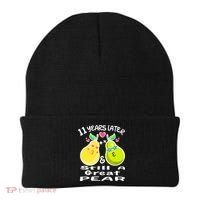 Funny Matching Couple 11th Year Wedding Anniversary Beanie thumb 0
