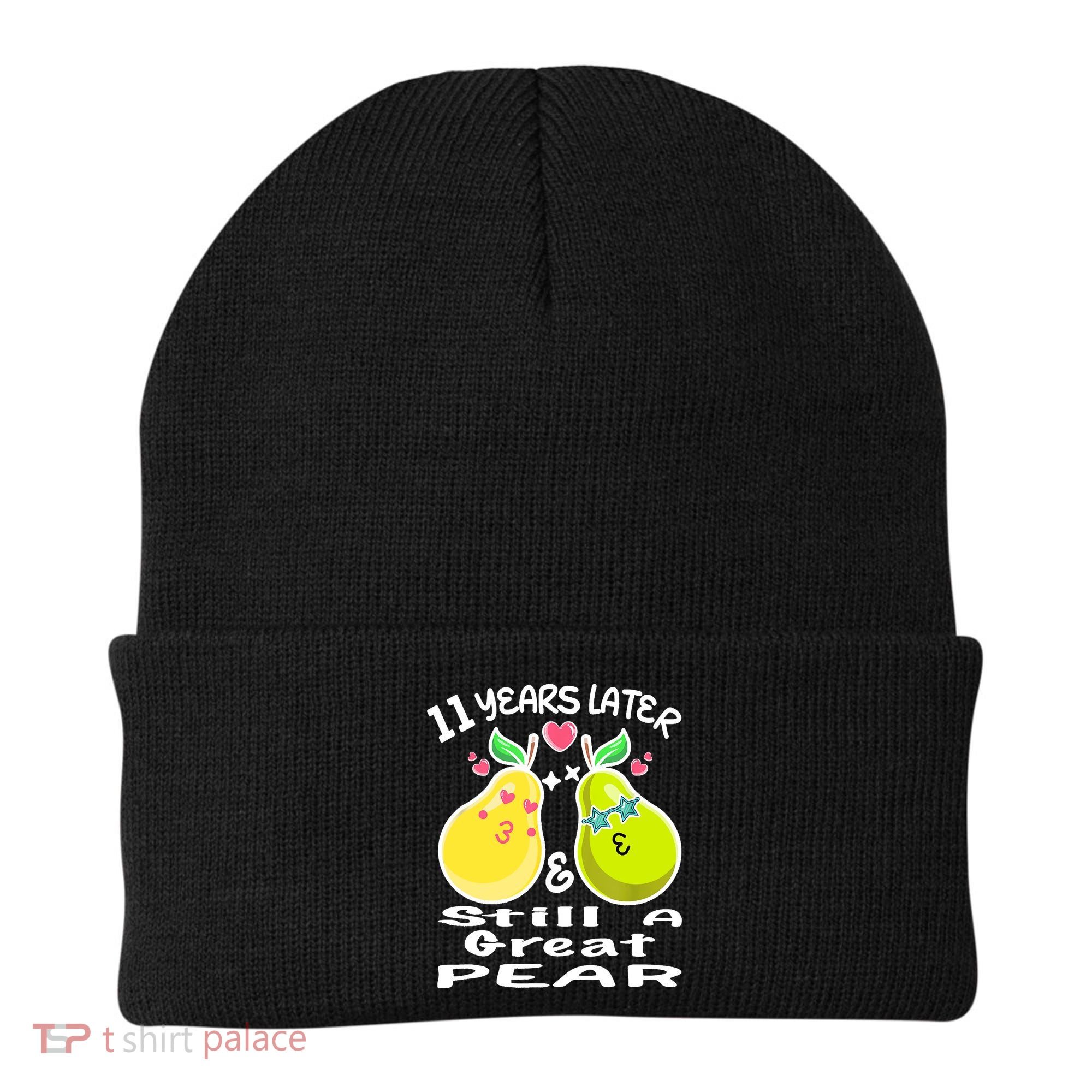 Funny Matching Couple 11th Year Wedding Anniversary Beanie