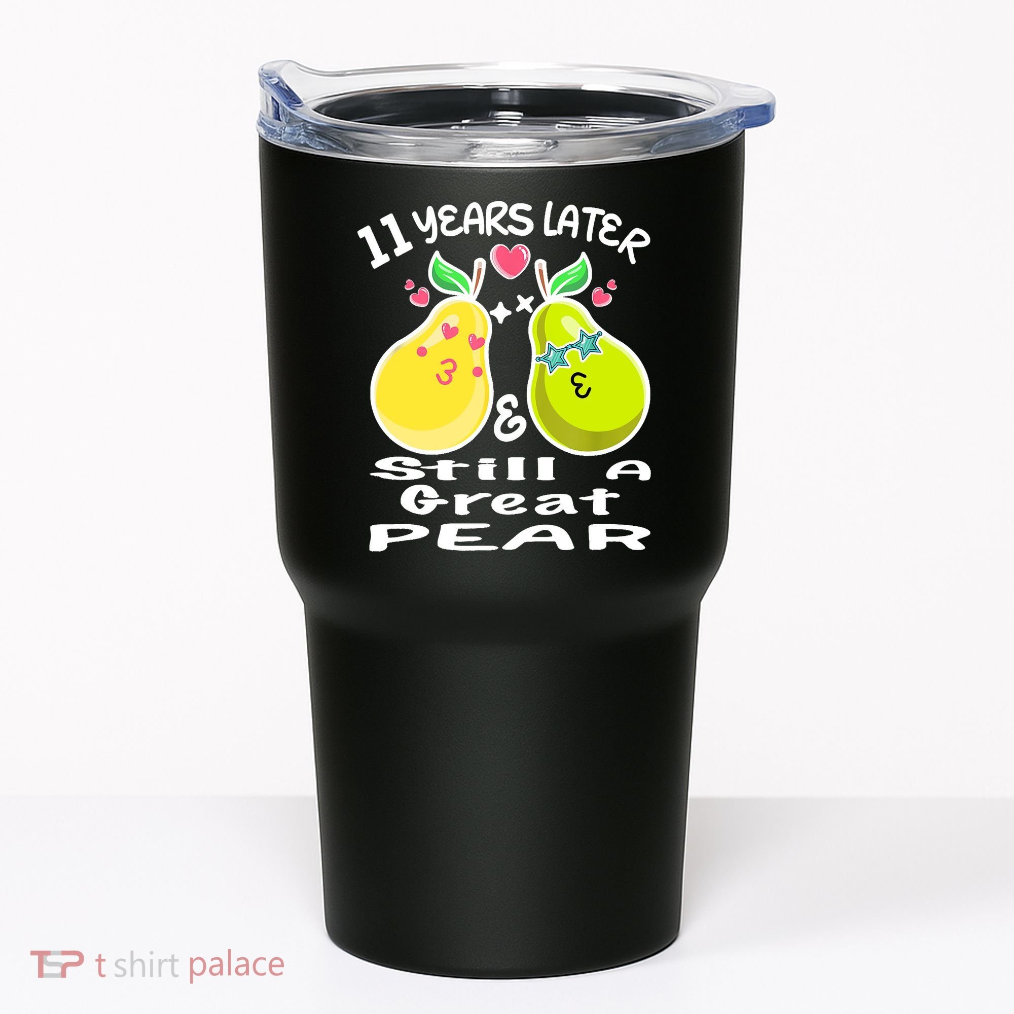 Funny Matching Couple 11th Year Wedding Anniversary Tumbler