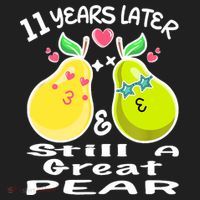 Funny Matching Couple 11th Year Wedding Anniversary Tumbler thumb 3
