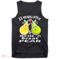 Funny Matching Couple 11th Year Wedding Anniversary Tank Top thumb 0