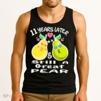 Funny Matching Couple 11th Year Wedding Anniversary Tank Top thumb 3