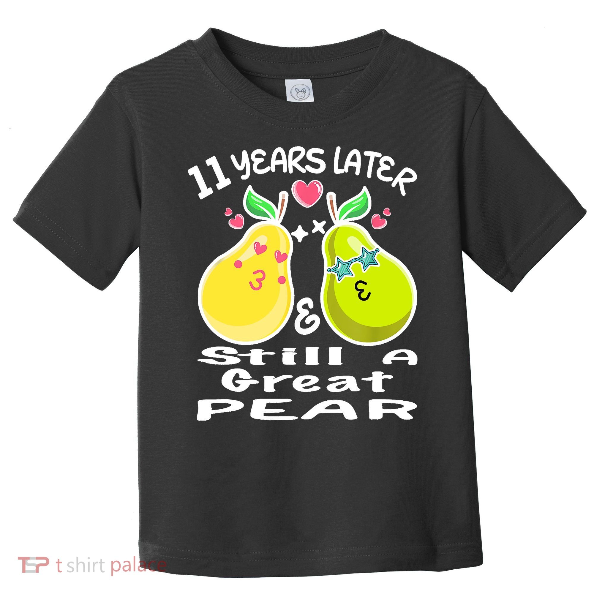 Funny Matching Couple 11th Year Wedding Anniversary Toddler T-Shirt