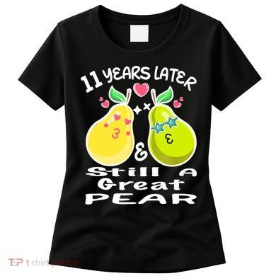 Funny Matching Couple 11th Year Wedding Anniversary Women's T-Shirt