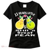 Funny Matching Couple 11th Year Wedding Anniversary Women's T-Shirt thumb 0
