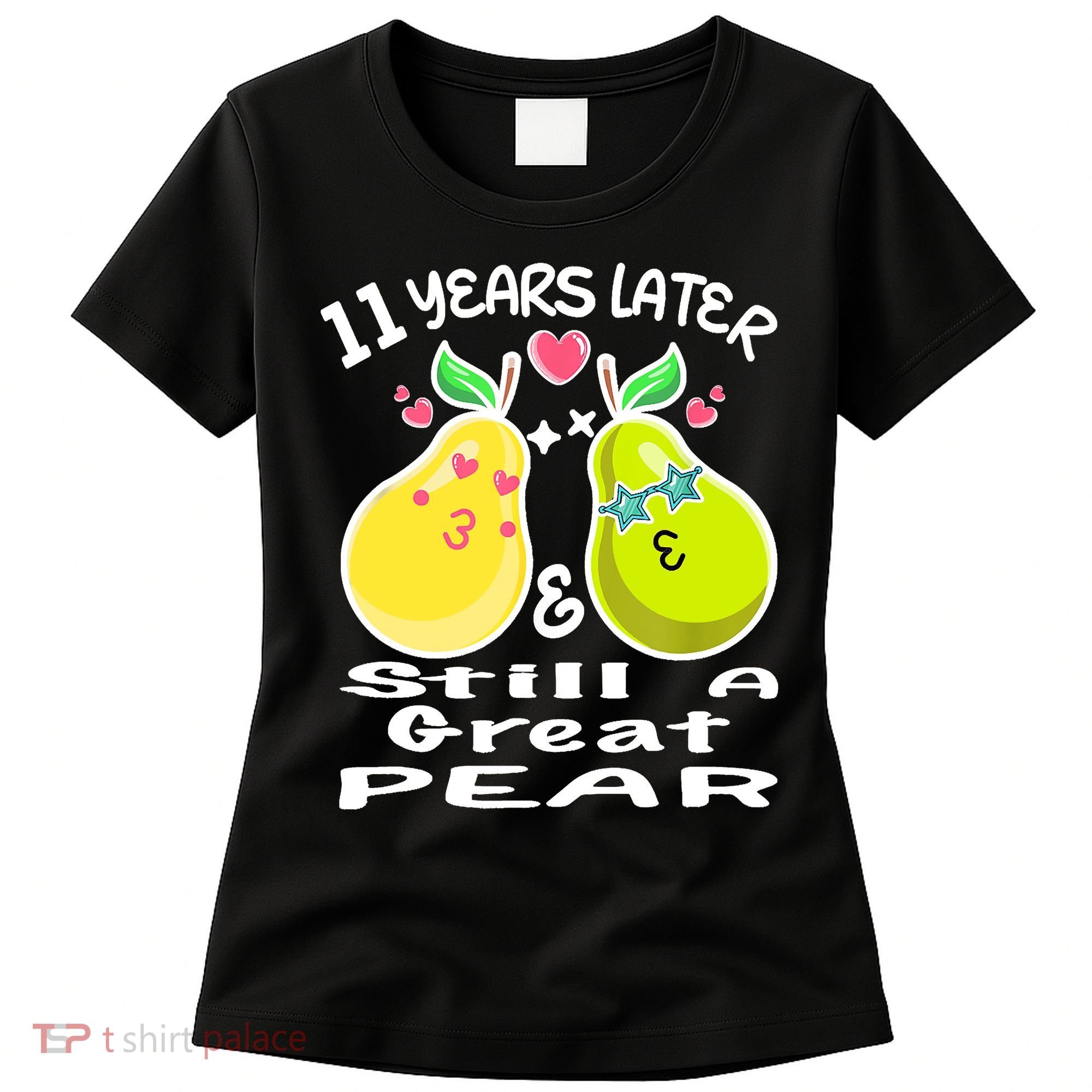 Funny Matching Couple 11th Year Wedding Anniversary Women's T-Shirt