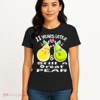 Funny Matching Couple 11th Year Wedding Anniversary Women's T-Shirt thumb 4