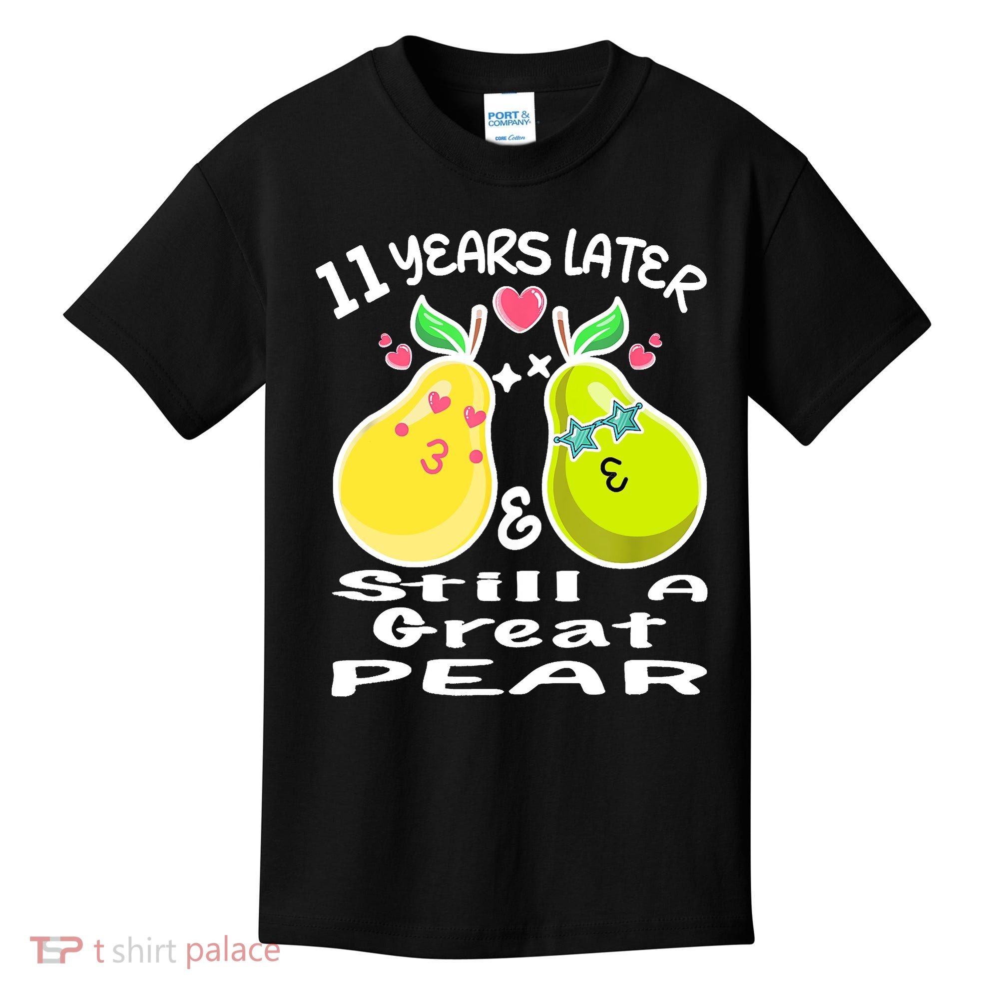 Funny Matching Couple 11th Year Wedding Anniversary Kids T-Shirt