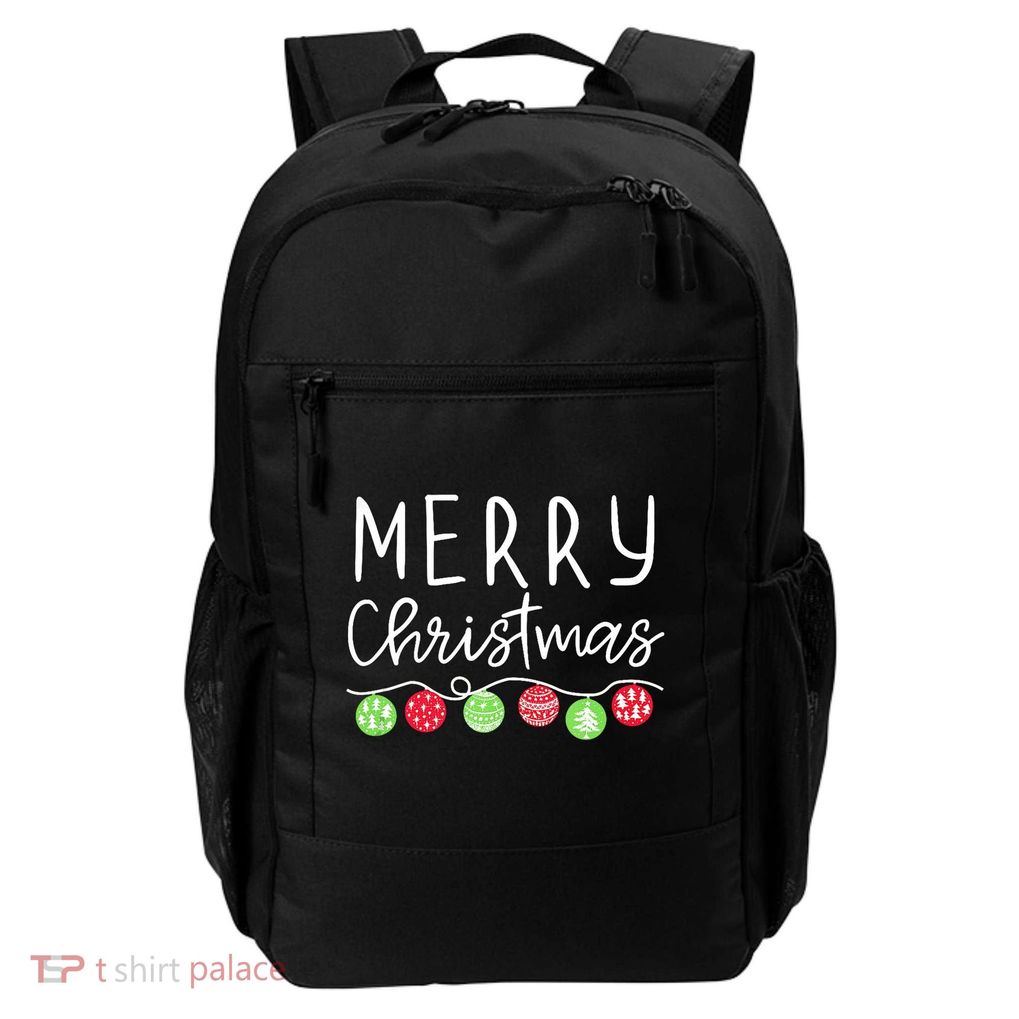 Festive Merry Christmas Happy Holidays For Tank Top Backpack