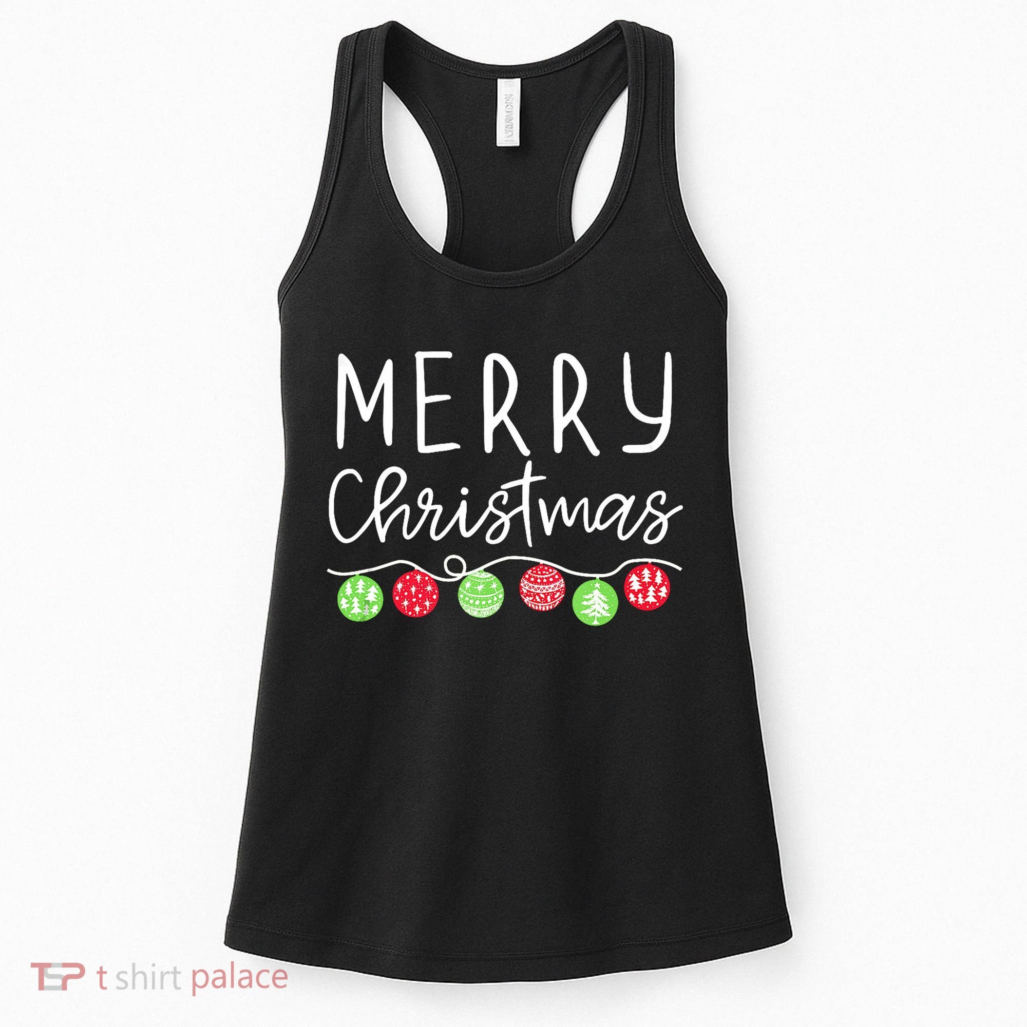 Festive Merry Christmas Happy Holidays For Tank Top Women's Tank Top