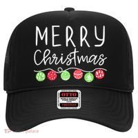 Festive Merry Christmas Happy Holidays For Tank Top Hat thumb 0