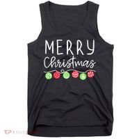 Festive Merry Christmas Happy Holidays For Tank Top Tank Top thumb 0
