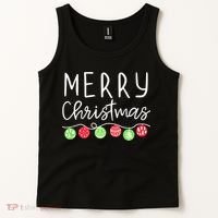 Festive Merry Christmas Happy Holidays For Tank Top Tank Top thumb 2