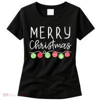 Festive Merry Christmas Happy Holidays For Tank Top Women's T-Shirt thumb 0