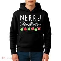 Festive Merry Christmas Happy Holidays For Tank Top Kids Hoodie thumb 4