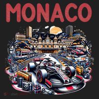 Formula Monaco City Monte Carlo Circuit Racetrack Travel Women's Sweatshirt thumb 2