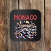 Formula Monaco City Monte Carlo Circuit Racetrack Travel Coaster thumb 0
