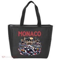 Formula Monaco City Monte Carlo Circuit Racetrack Travel Tote Bag thumb 0