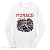 Formula Monaco City Monte Carlo Circuit Racetrack Travel Long Sleeve Shirt thumb 0