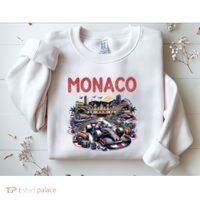 Formula Monaco City Monte Carlo Circuit Racetrack Travel Sweatshirt thumb 2