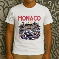 Formula Monaco City Monte Carlo Circuit Racetrack Travel T-Shirt thumb 3