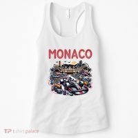 Formula Monaco City Monte Carlo Circuit Racetrack Travel Women's Tank Top thumb 0